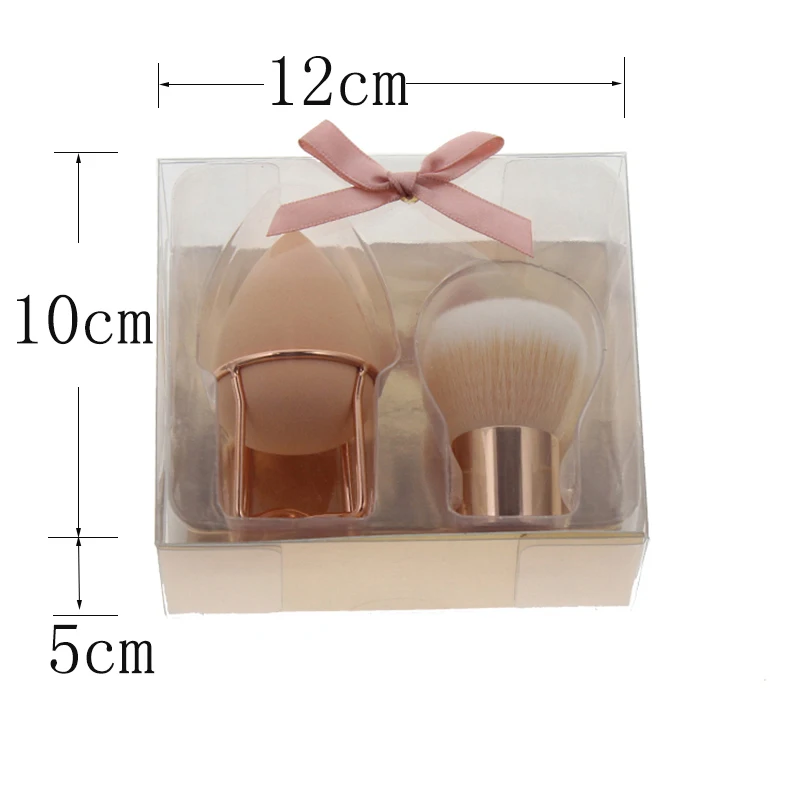 ชุดเครื่องสำอาง 3 in 1 อุปกรณ์เสริมความงามใบหน้า ประกอบด้วยพัฟแต่งหน้าแบบหยดน้ำ ฟองน้ำแต่งหน้า ที่วางฟองน้ำ และแปรงปัดแก้ม