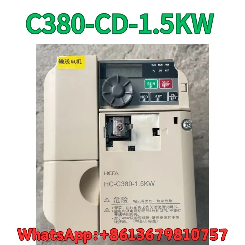 

second-hand 1.5KW frequency converter C380-CD-1.5KW test OK Fast Shipping