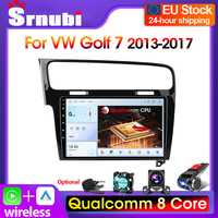 Srnubi Android Car Radio CarPlay GPS Navigation Bluetooth Multimedia Video Player For Volkswagen VW Golf7 MK7 GTI 2013-2017 2Din