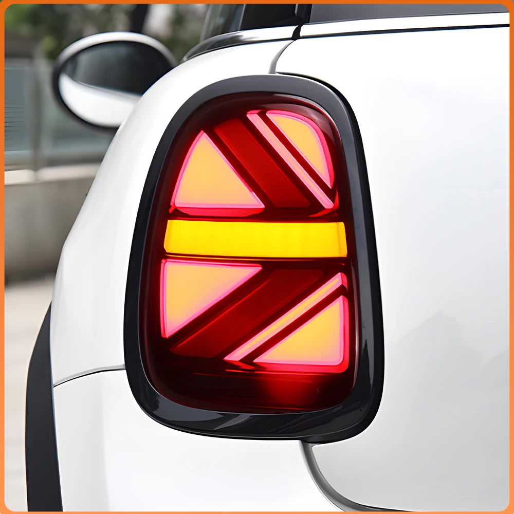 LED Dynamic Auto Tail Lamps Accessories National Flag Design Upgrade For 2014-2019 Mini Cooper F55 F56 Car Back Lamps Assembl
