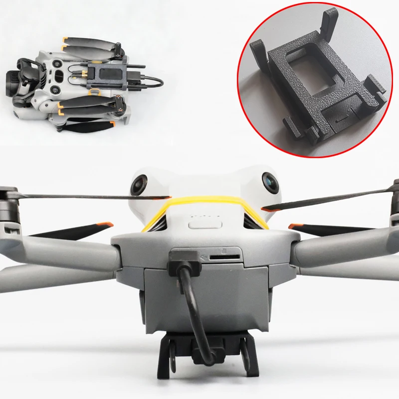 1PCS For DJI Mini5 Pro RC Drone 4G Module Carbon Fiber Bracket Heightening Stand Top/Bottom Mounting Rack Upgrades Accessories