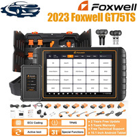 Foxwell GT75TS OBD2 Automotive Scanner ECU Coding TPMS Service 31 Reset Bidirectional OE-level OBDII Car Diagnostic Scanner