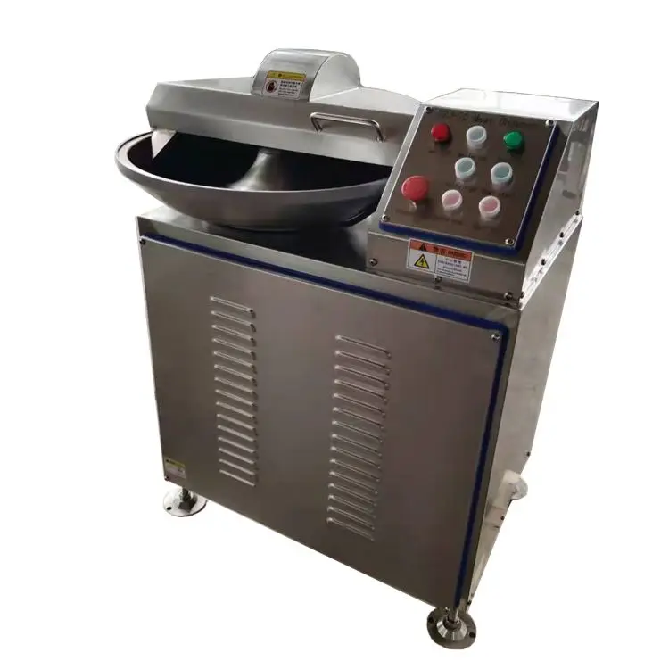 40L 80L 125L Per Batch Litre Automatic Vacuum Meat Bowl Cutter Meat Chopper Machine Silent Bowl Cutter 40 kg Capacity