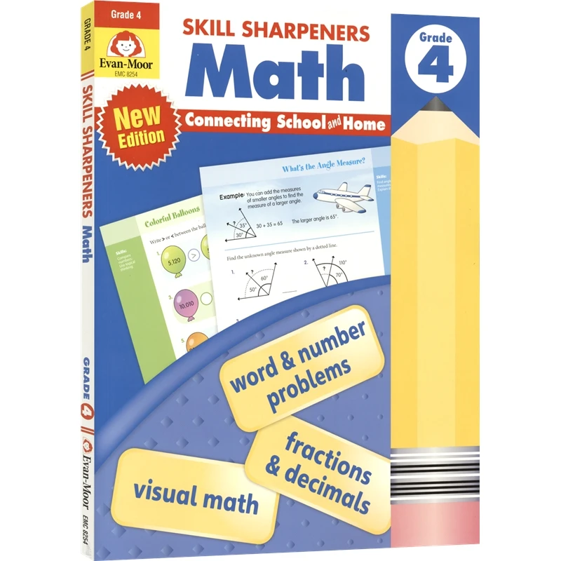 evan moor skill sharpeners math ingles handwriting workbook livros infantis grau idade 10 9781629389899 01