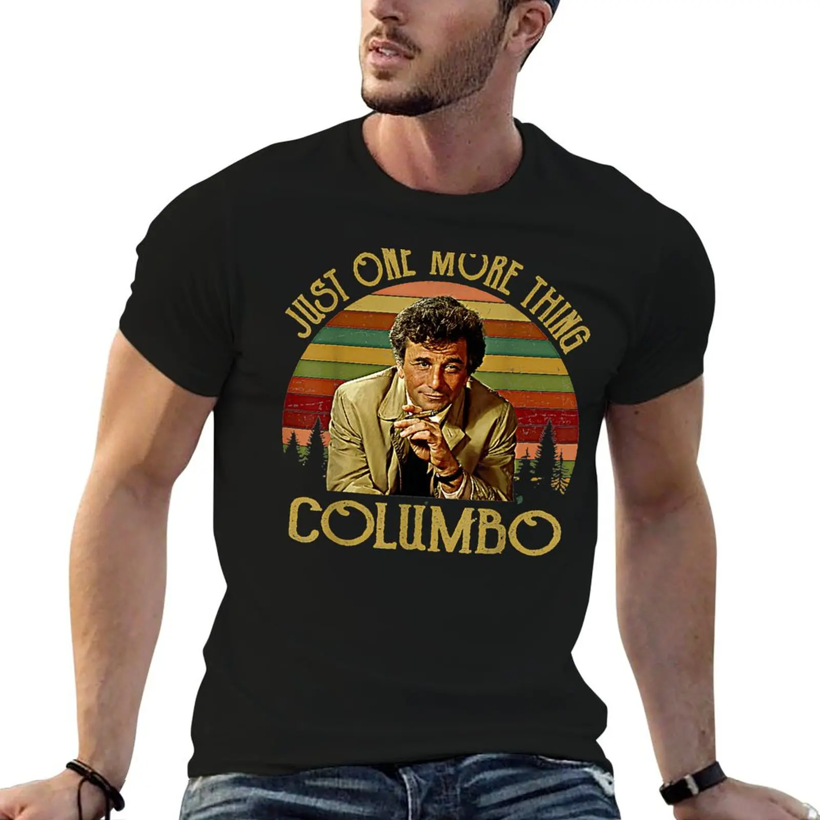 Just One More Thing Columbo T-Shirt graphic t shirts vintage clothes men t shirts high quality