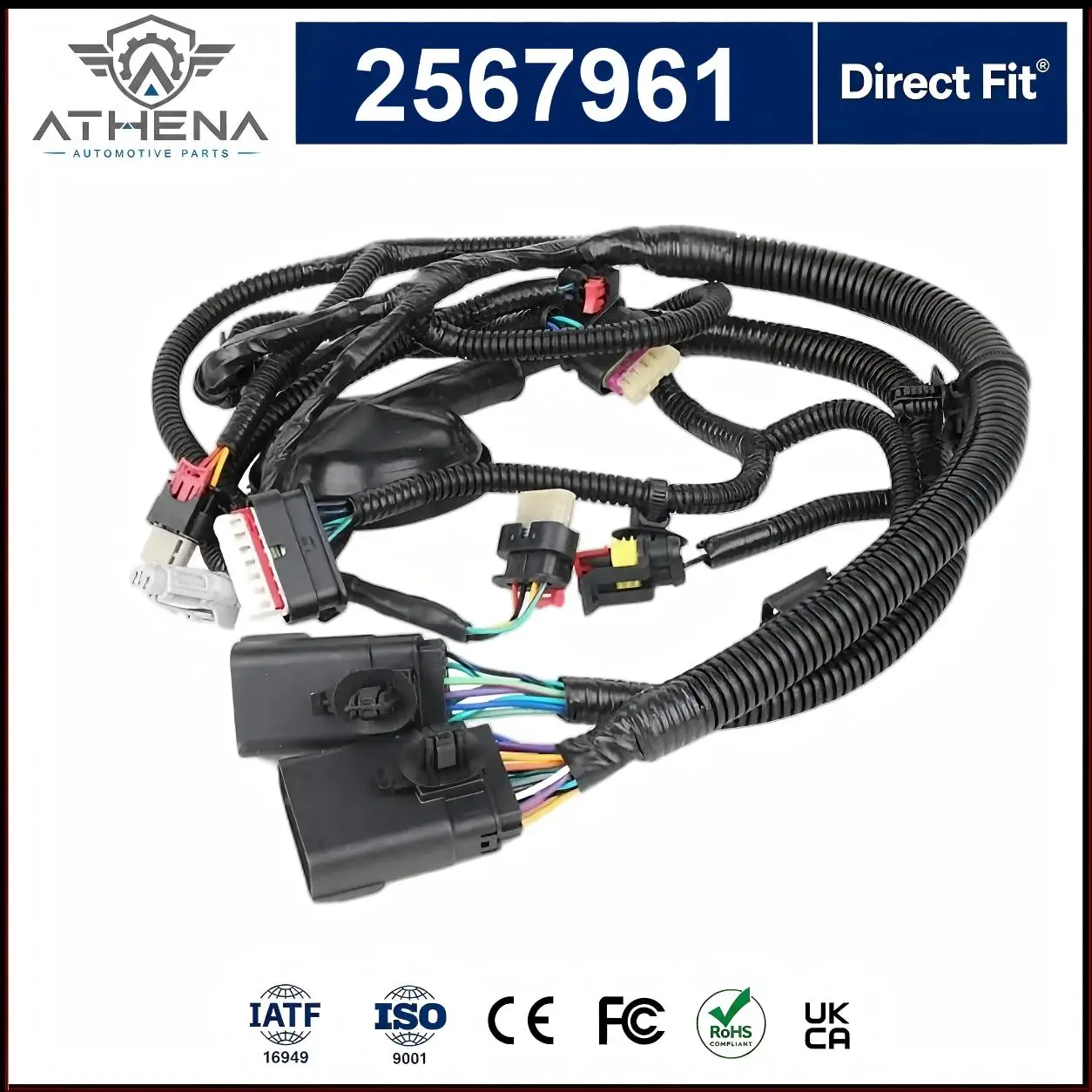 2567961-03-C Front End Carrier Wiring Harness Radiator Support Harness Replacement For Tesla Model 3 2017-2023