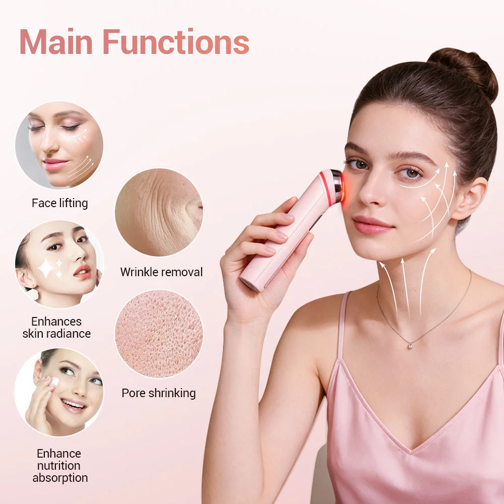 Premium Dermio Home Facial Beauty Device 4 Modes LED Skin Tightening AntiWrinkle Machine Ideal for Personal Care Gift Custom