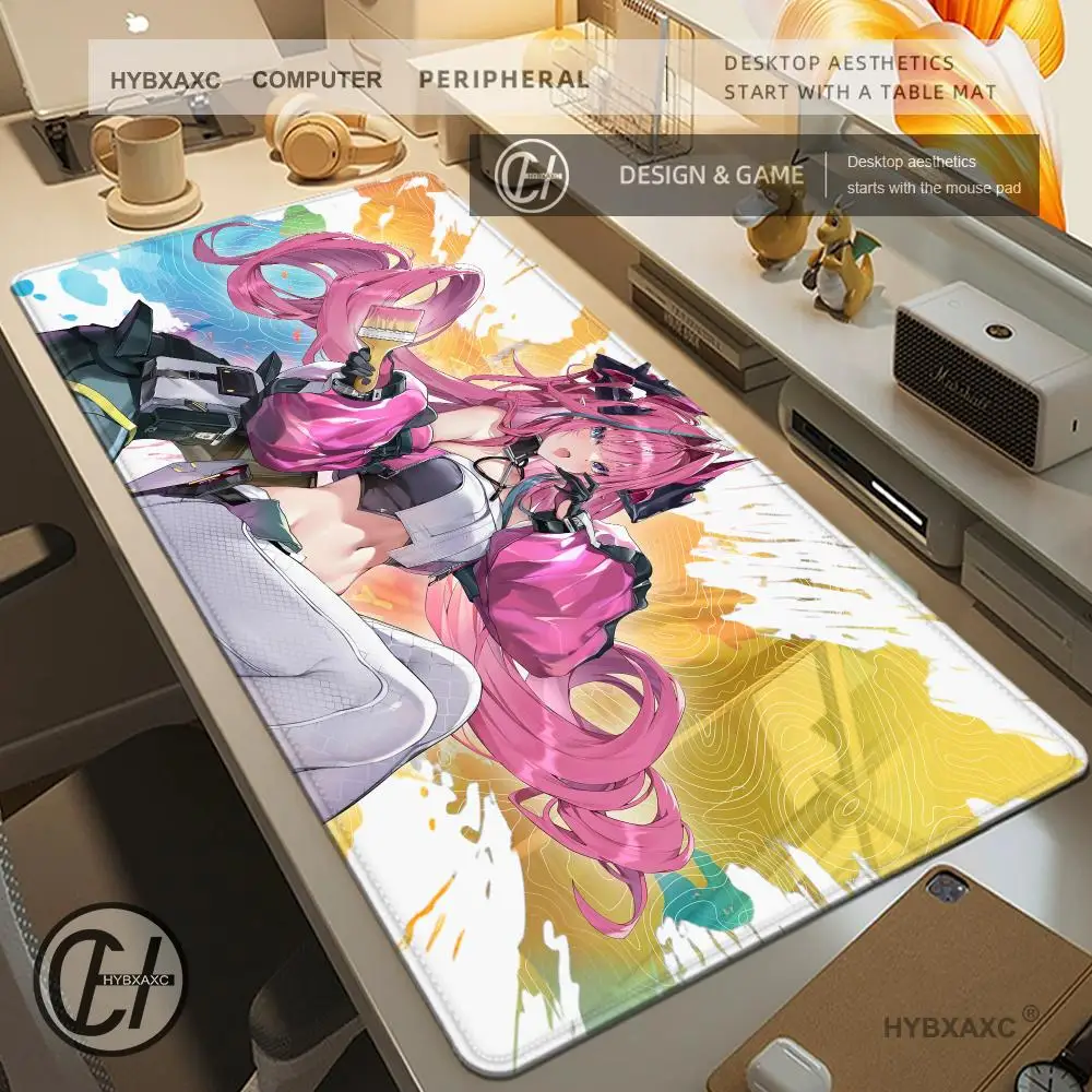 Anime Girl Rossi Yvonne Arknight Endfield Gaming Mouse Pad Rubber Non-slip Base Mouse Pad Offices HD Printing HYBXAXC Desk Mat