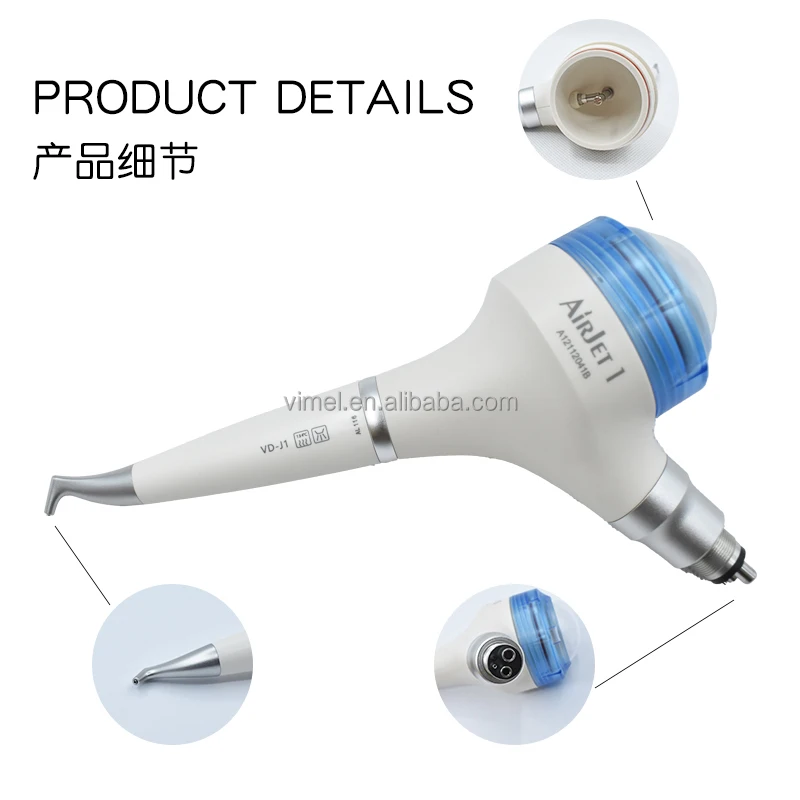 Pinless Beauty Colorful Dental Air Prophy Unit Air Flow Prophy Mate Dental Air Polisher Teeth WhItening Scaler