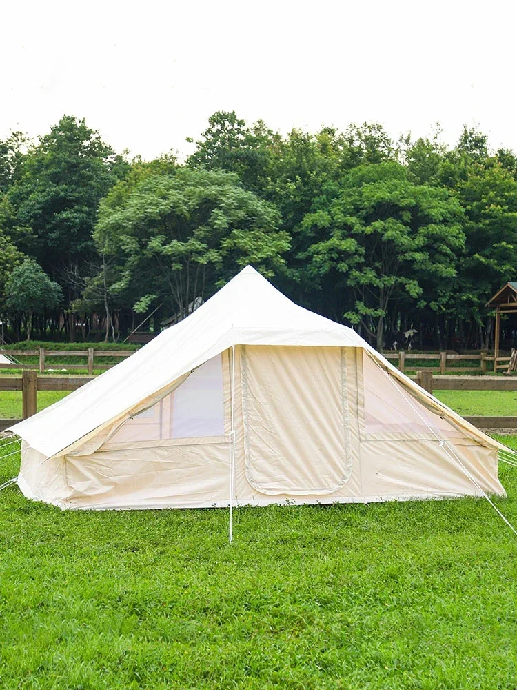 Touareg camping Oxford tissu coton tente anti-moisissure imperméable à la pluie multi-personnes nuit équipement de camping professionnel tente
