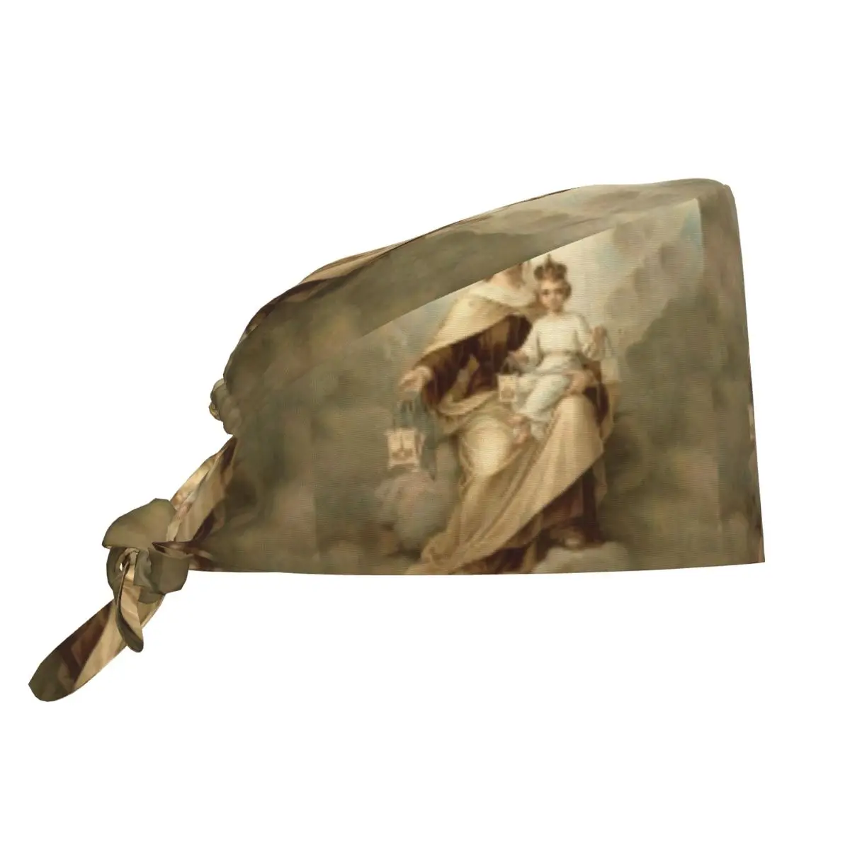 Our Lady Of Mount Carmel Working Cap Surgical Hats Men Women Catholic Virgin Mary Operating Room Cap Nursing Cap Lab Works Hat