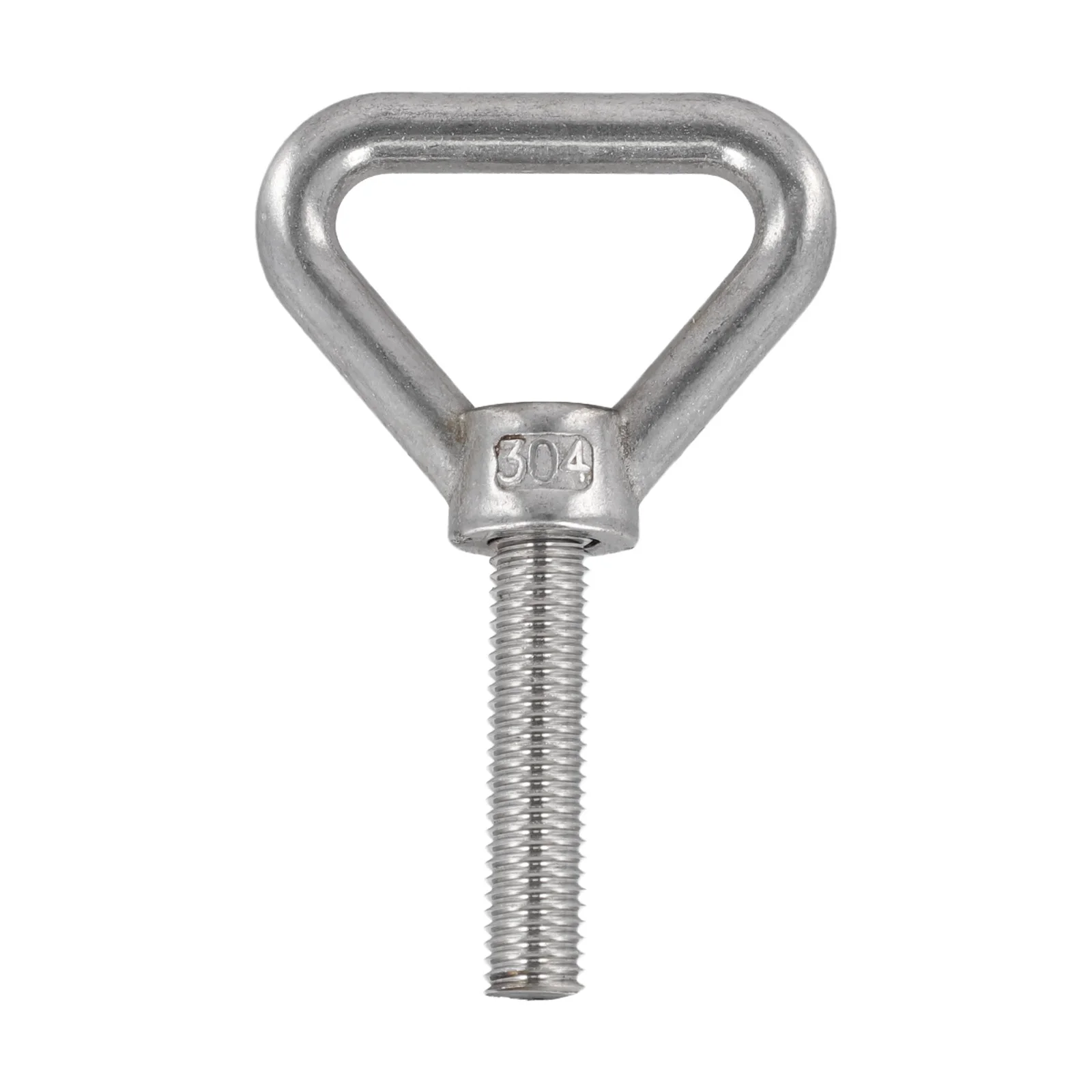 304 الفولاذ المقاوم للصدأ مثلث مسمار بعروة M8/M10/M12 مثلث رفع مسامير العين الثقيلة ملحومة الحاملة مثلث رفع الدائري #2