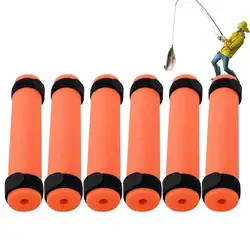 Copertura in spugna per canna da pesca Galleggianti per canna da pesca per kayak 6 pezzi Canna galleggiante Cuscino per canna da pesca Accessori per tubo galleggiante