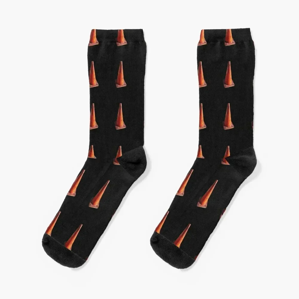 

Orange Traffic Cone Socks compression sports stockings cool football Woman Socks Men's