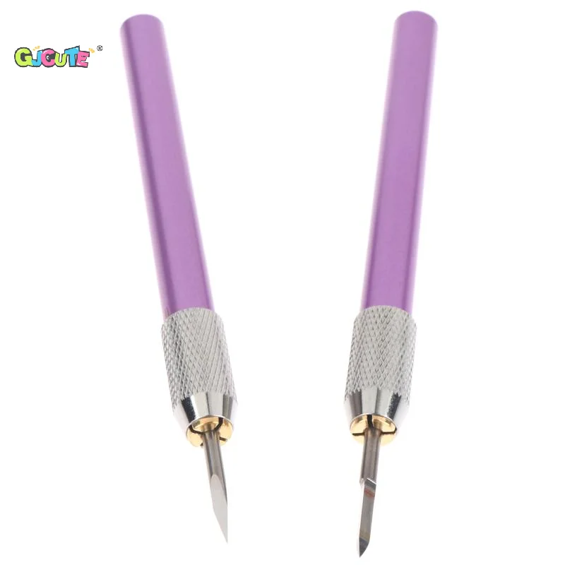 Metal Triangular Curved Engraving Knife For Model Making Metal Scraper Tool Model C-Surface Line Carving Line