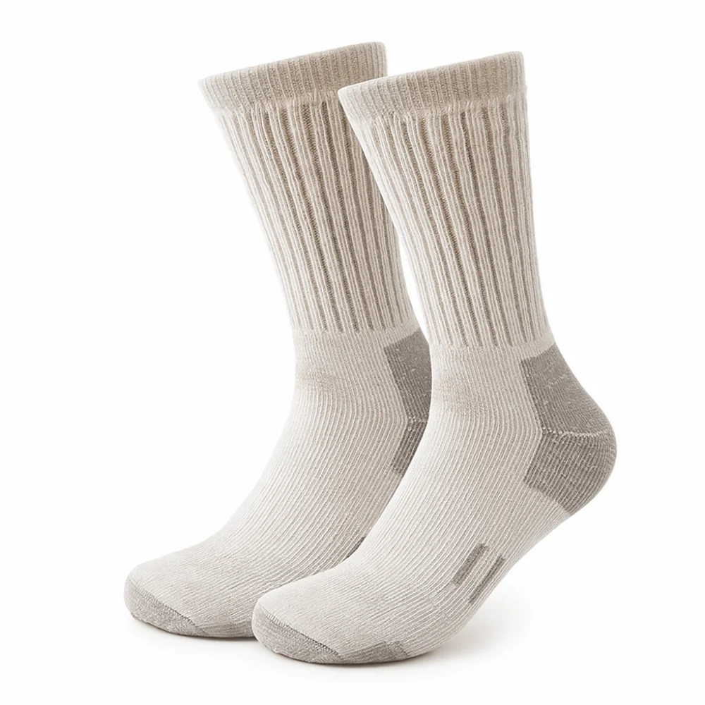 

Fashion Fuzzy Merino Wool Socks Mountaineering Breathable Men's Walk Warm Anti-Odor Socks Thickened Winter Warm Socks For Men