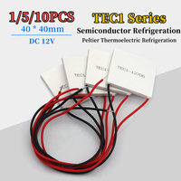 1/5/10Pcs TEC1-12706 12703 12704 12705 12708 12709 12710 12712 12715 Thermoelectric Cooler Peltier 40*40MM DC12V Peltier Module