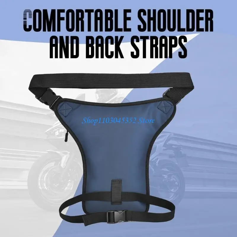 

Functional Outdoor Leg Belt Bag Adjustable Shoulder Strap Large Storage Crossbody Bags Side Waist Pack For Essential