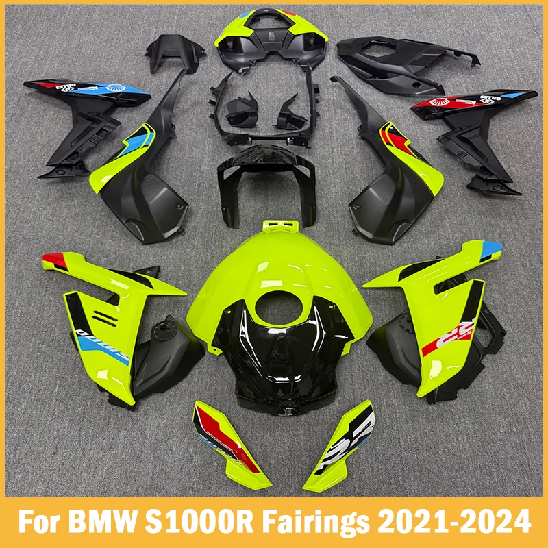 Motorrad-Aftermarket-Verkleidungsset für BMW S1000R 2021 2022 2023 2024, Ganzkörper-Haubenverkleidungen, S1000 R 21–24 Karosserie-Tankabdeckung