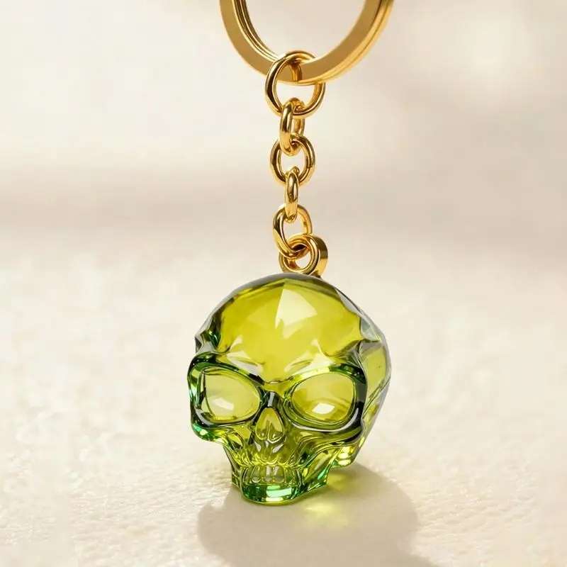 31BF Small Skull Silicone Mould For Handcrafted Resin Craft Jewelry Pendants Keychains And Home Decoration Creation