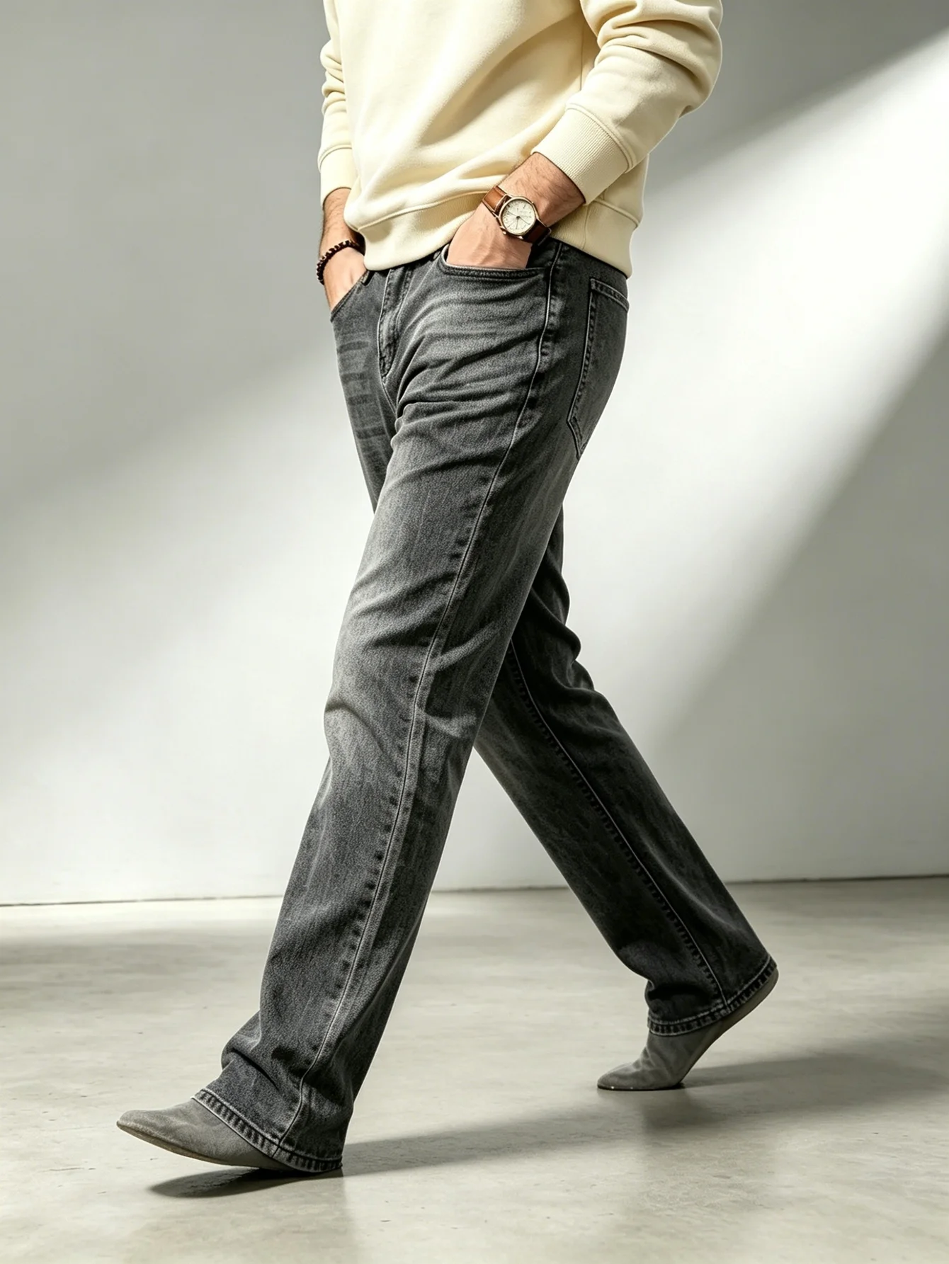 Acid Wash Retro Y2K Trendy American Street Multi-Pocket Wide Leg Denim Trousers Soft Elastic Cotton Fabric, Trendy Urban Outfit,
