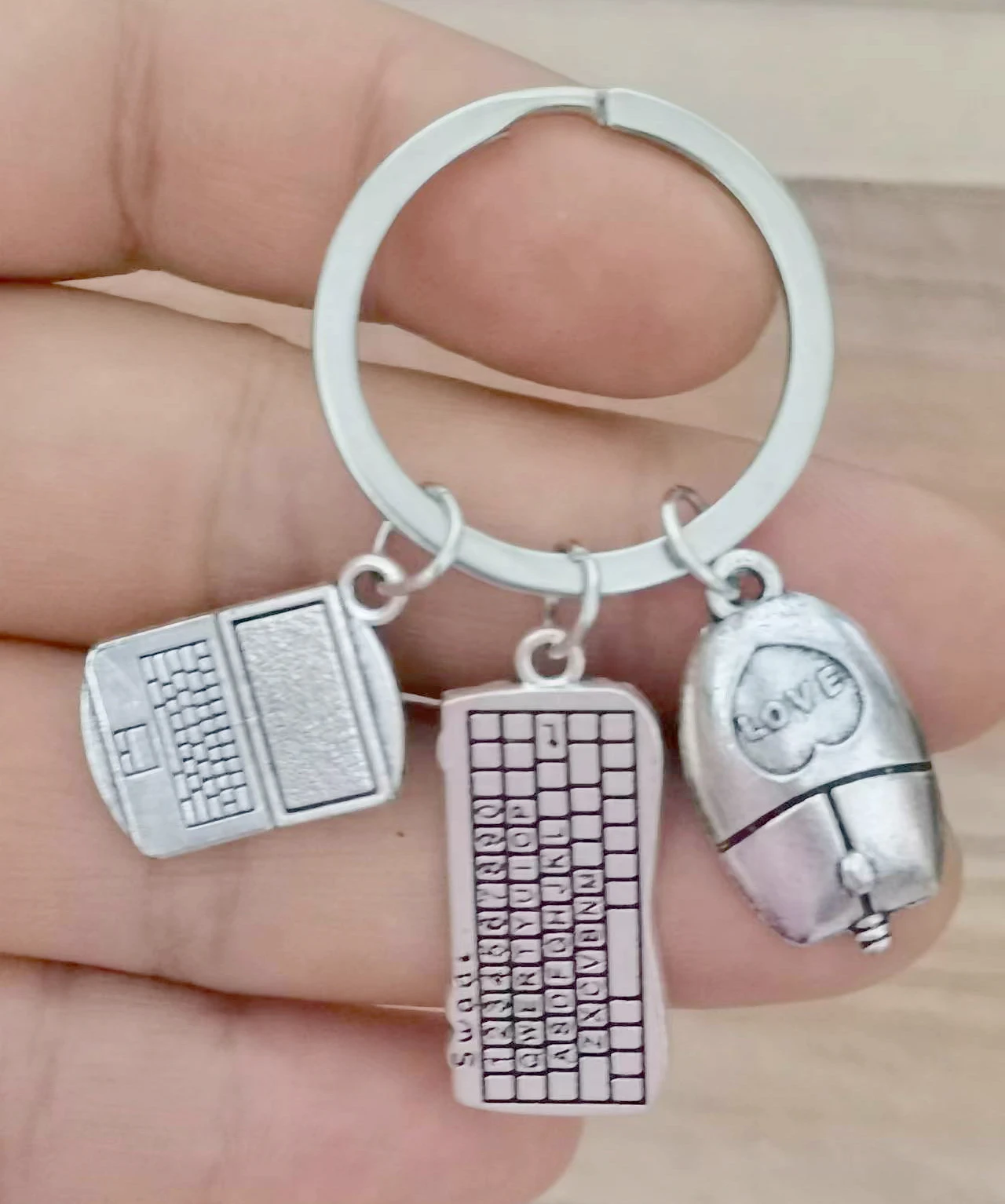 Mouse Keyboard Keychain Engineer Gift Geek Gift Computer Graduation Gift