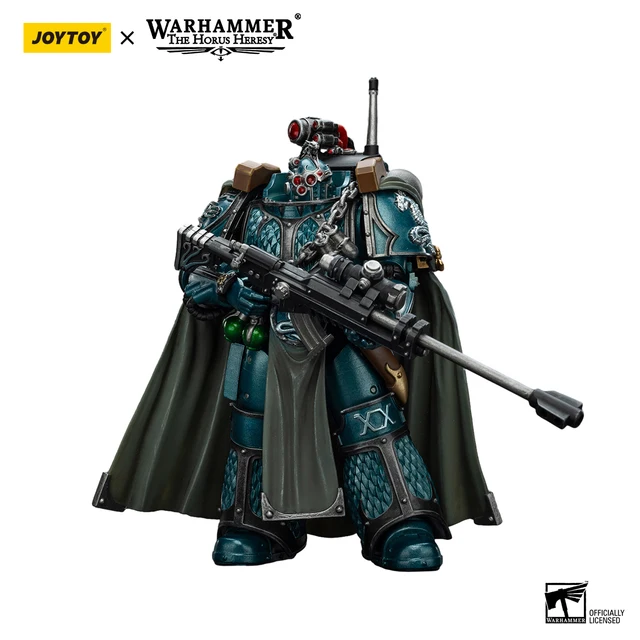 JOYTOY Warhammer 40K Action Figure 1/18 Alpha Legion Exodus The One who is Many With Sniper Rifle figures Toys 2