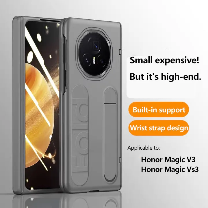 

Silicone Case For Honor Magic V3 Vs3 Full Protection Wristband Stand Shockproof Phone Cover