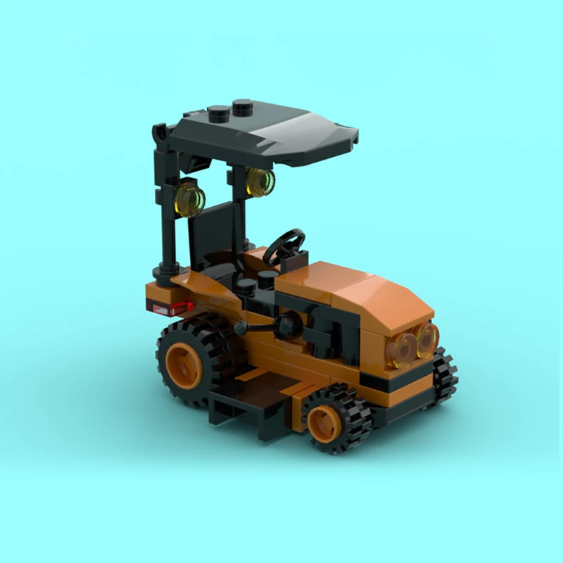 City Car Model MOC Building Bricks BX Sub-Compact Tractor Modular Technology Gifts Holiday Assemble Children Toys Suit
