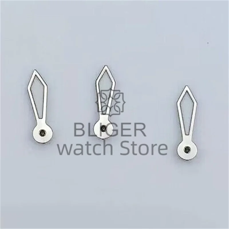 BLIGER Gold Silver White Watch Hhand 24 Hours Small Hand Green Luminous Fits NH37 NH39 Movement