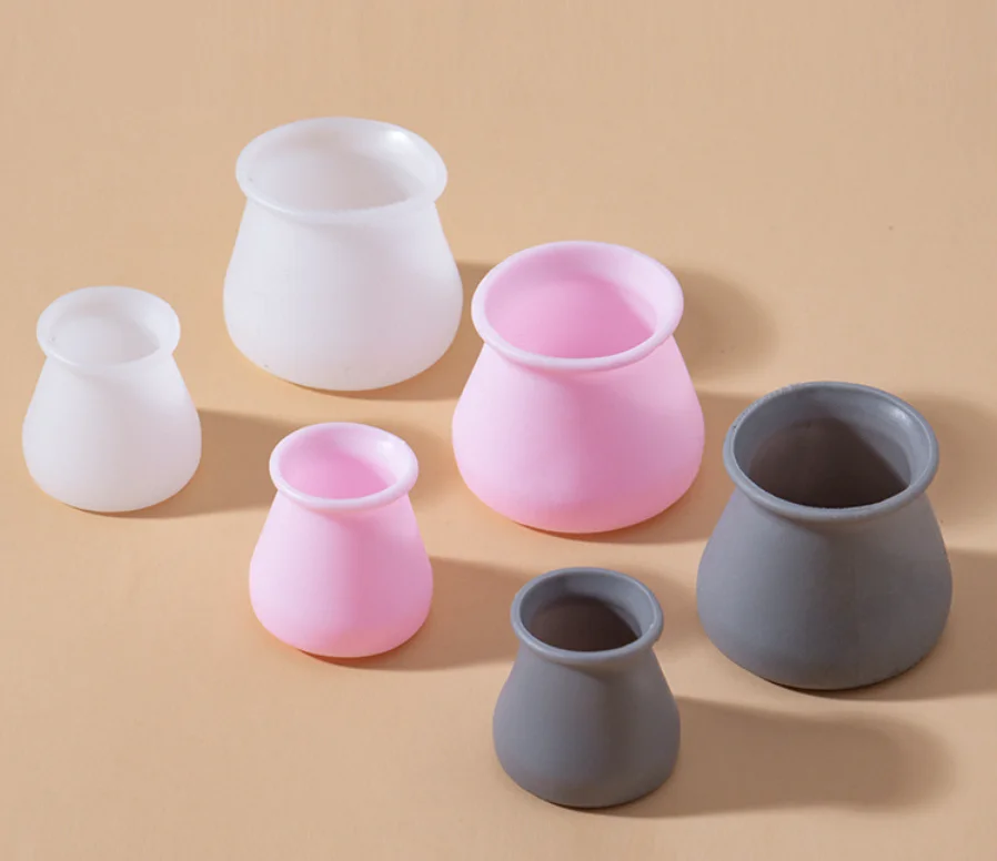 20 Stück Silikon Stuhl Bein abdeckung rutsch feste Möbel Fuß kappen Lärm reduzieren Schreibtisch Tisch Fuß schutz Pad sicher Matte für Wohnkultur – Detail 13