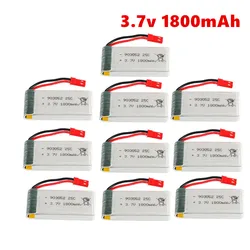 3.7V 1800mAh Lipo Battery for HQ859B HQ898B H11D H11C T64 T04 T05 F28 F29 T56 T57 903052 3.7v Li-po battery jst Plug 1/2/5/10PCS