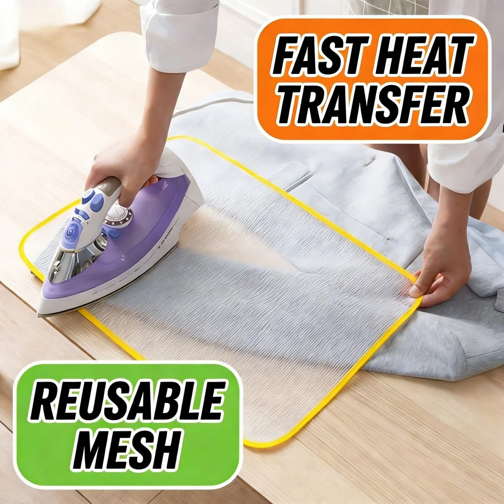 

Ironing Pad High Temperature Resistant Heat Insulation Ironing Cloth Clothes Protection Pad Random Color Home Mesh Ironing Board