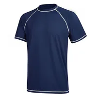 Camisetas de talla grande UPF 50+ de verano para hombre, camiseta para deportes de playa y Surf, ropa deportiva transpirable de secado rápido de manga corta, Top para natación al aire libre