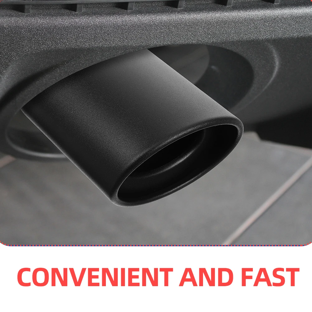 

2pcs Stainless Steel Car Exhaust Tips Noise Reduction Tailpipe Adapter Durable Vehicle Tip Replacement For Suv Truck