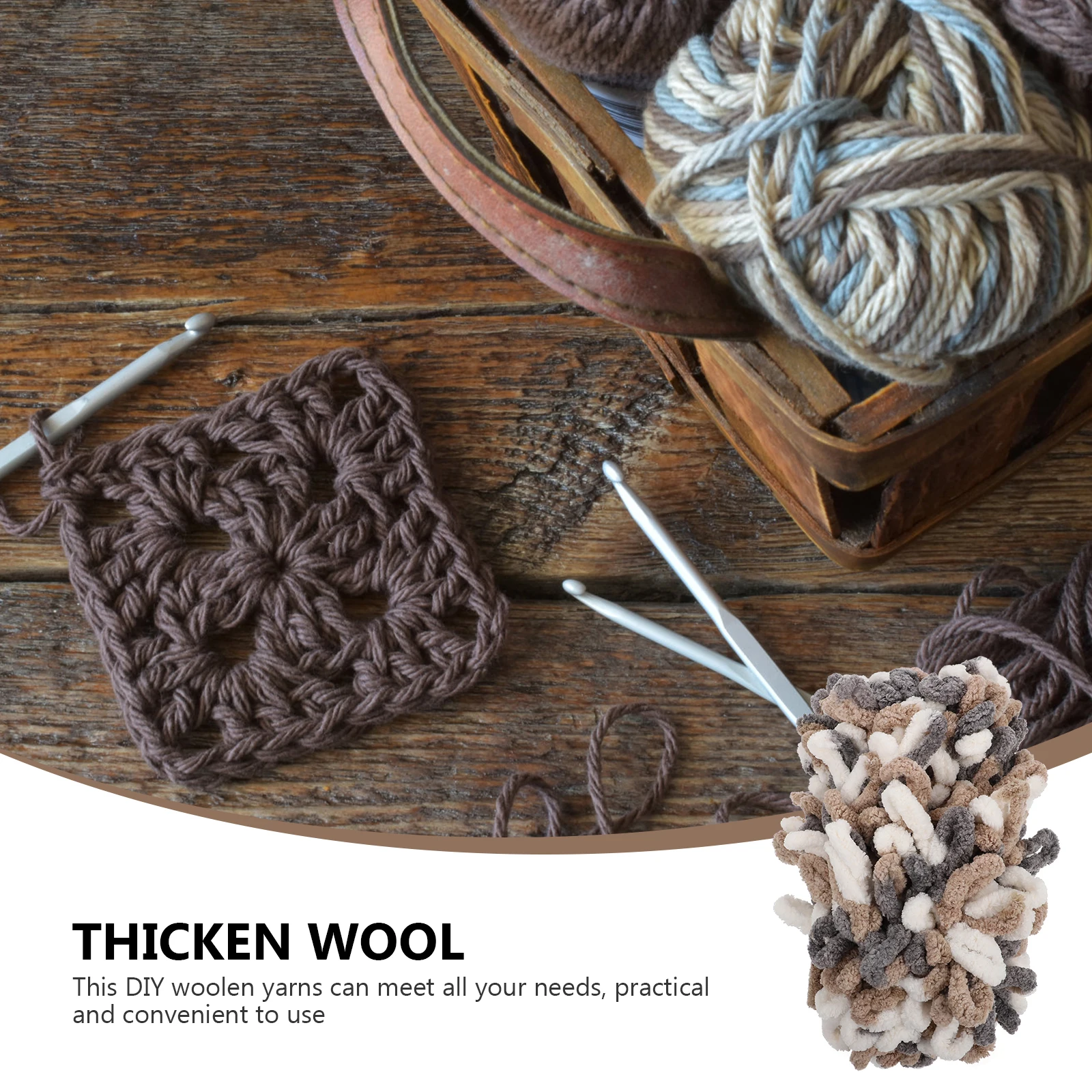 

Soft Yarn For Knitting Crochet Thick Diy Projects Knitting Supplies Handmade Crafts Warm Accessories Gift