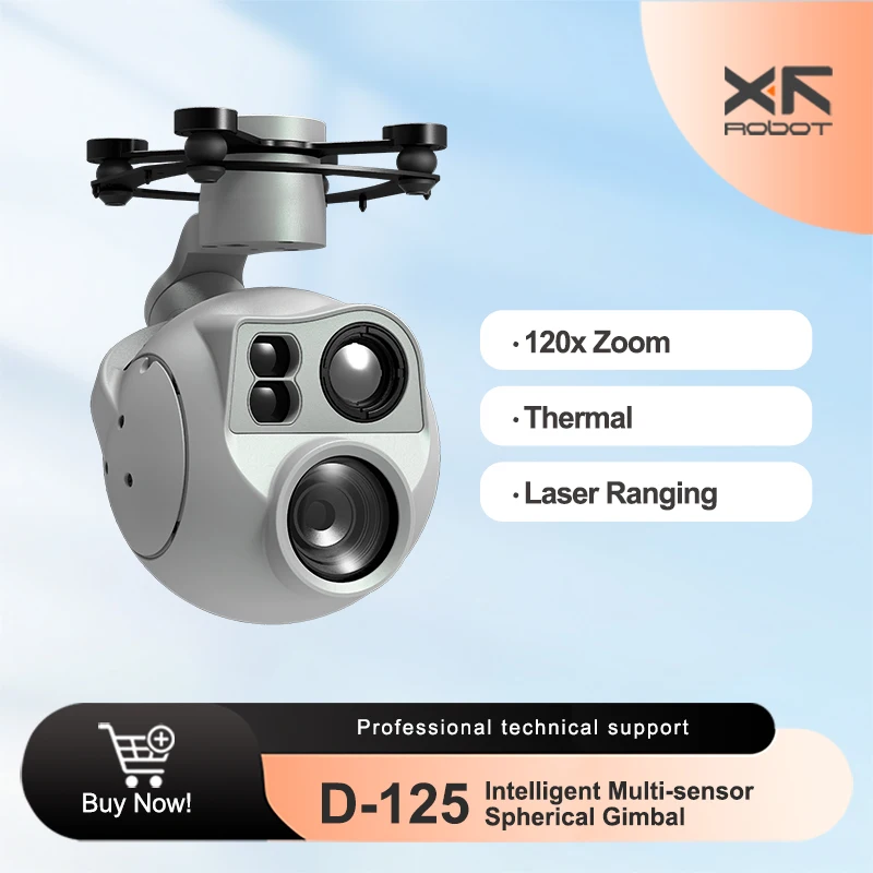 XF-D-125AI Target tracking/Night Vision UAV Pod Camera/30x optical zoom Thermal imaging camera 3-Axis Pod camera