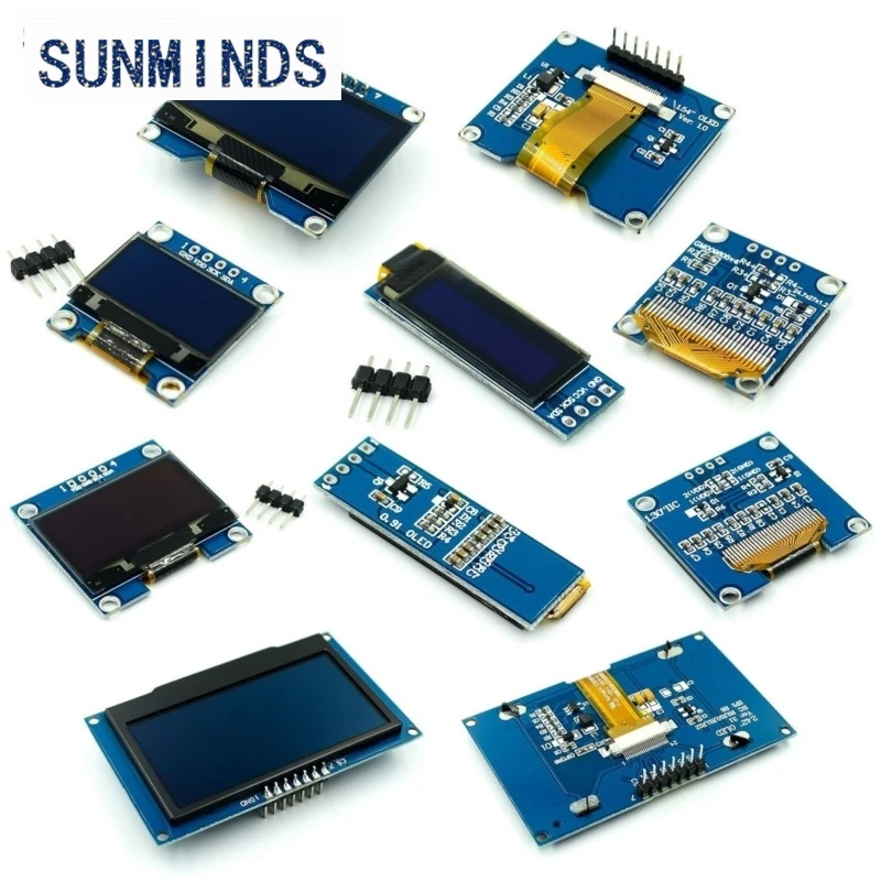 White Blue color 128X64OLED LCD LED Display Module For Arduino 0.91 0.96 1.3 1.54 2.42inch I2C IIC Serial new original with Case