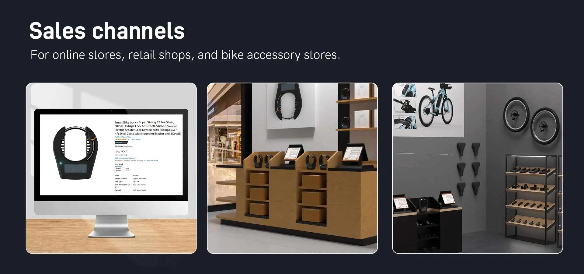 Omni Nuovo arrivo Smart Security Lock Posizionamento GPS Blocco stazione di condivisione bici