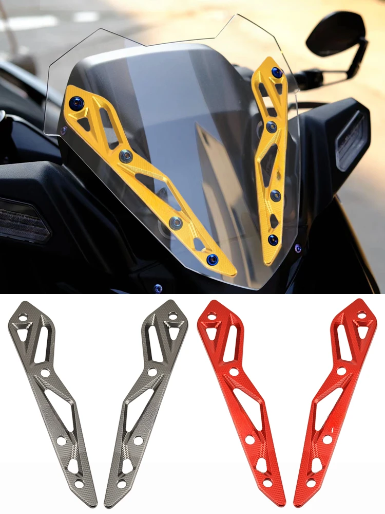 

Suitable for Xmax300 Aluminum Alloy Windshield Bracket Inner Fixed Base Modification Accessories