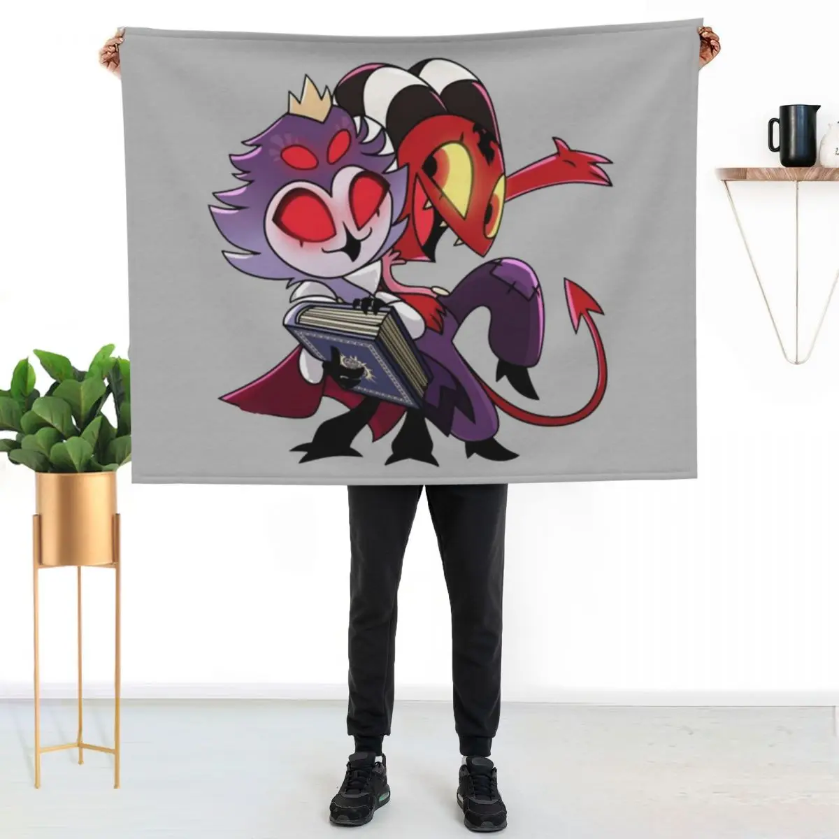 Helluva Boss - Stolas Throw Blanket Baby Polar halloween Thermals For Travel Comforter Sofa Throw Blankets