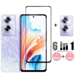 Full Cover Glass for OPPO A79 5G Tempered Glass for OPPO A79 Glass Screen Protector HD Protective Phone Lens Film for OPPO A79
