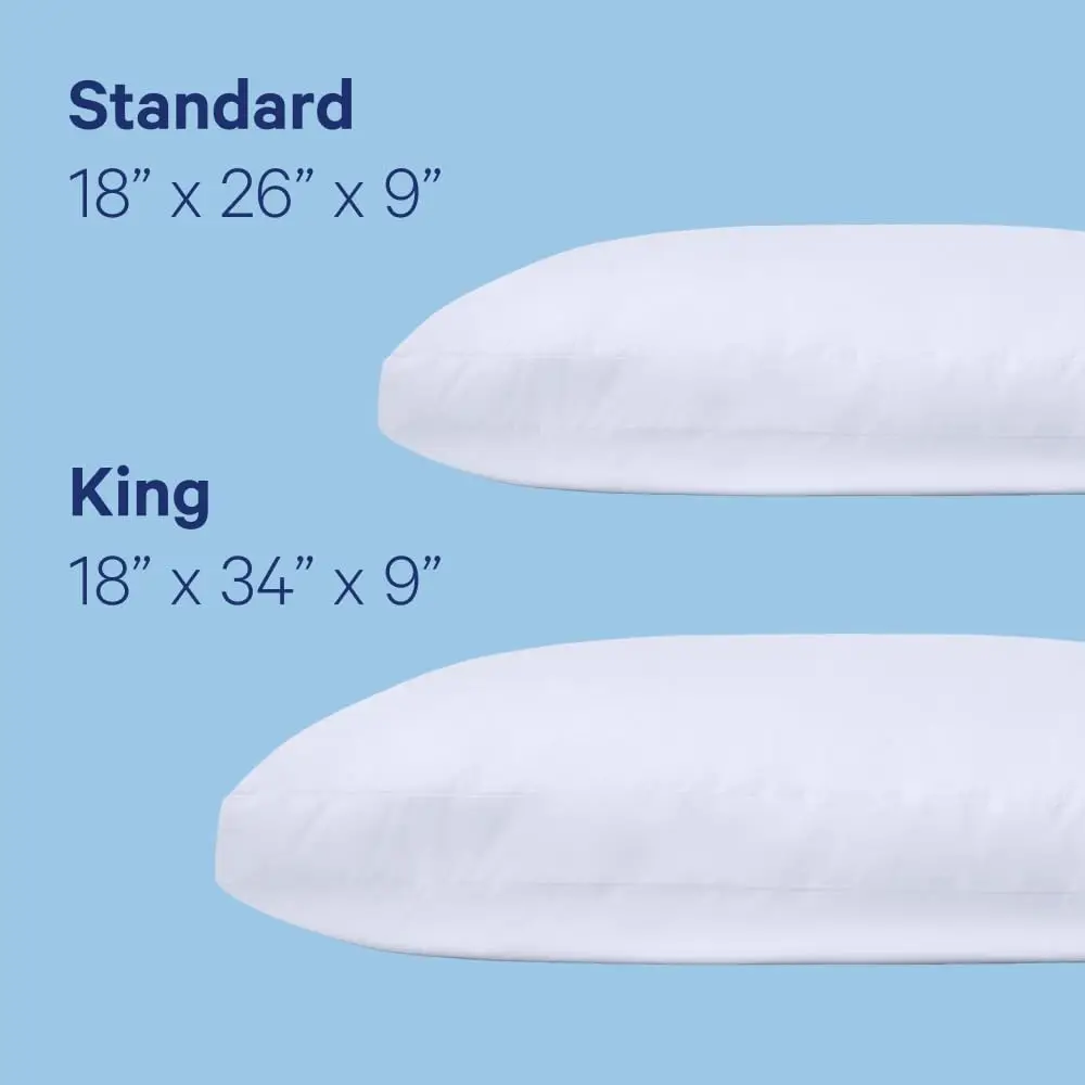 Original Pillow for Sleeping, Standard, White, Two Pack