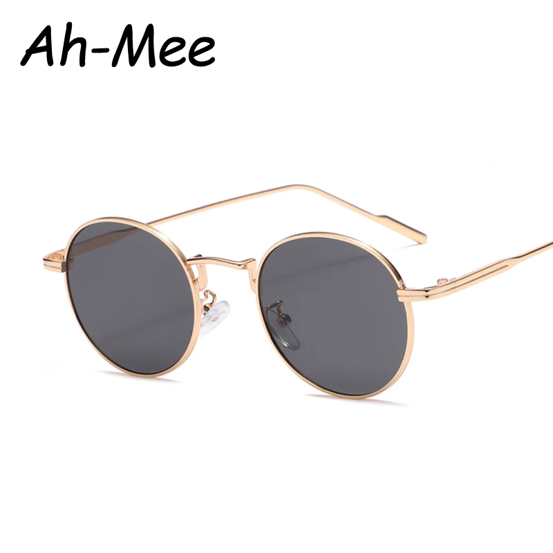 Gafas ultraligeras redondas Vintage para senderismo, Gafas con gradiente para hombre y mujer, Gafas De aleación Retro, Gafas De Sol