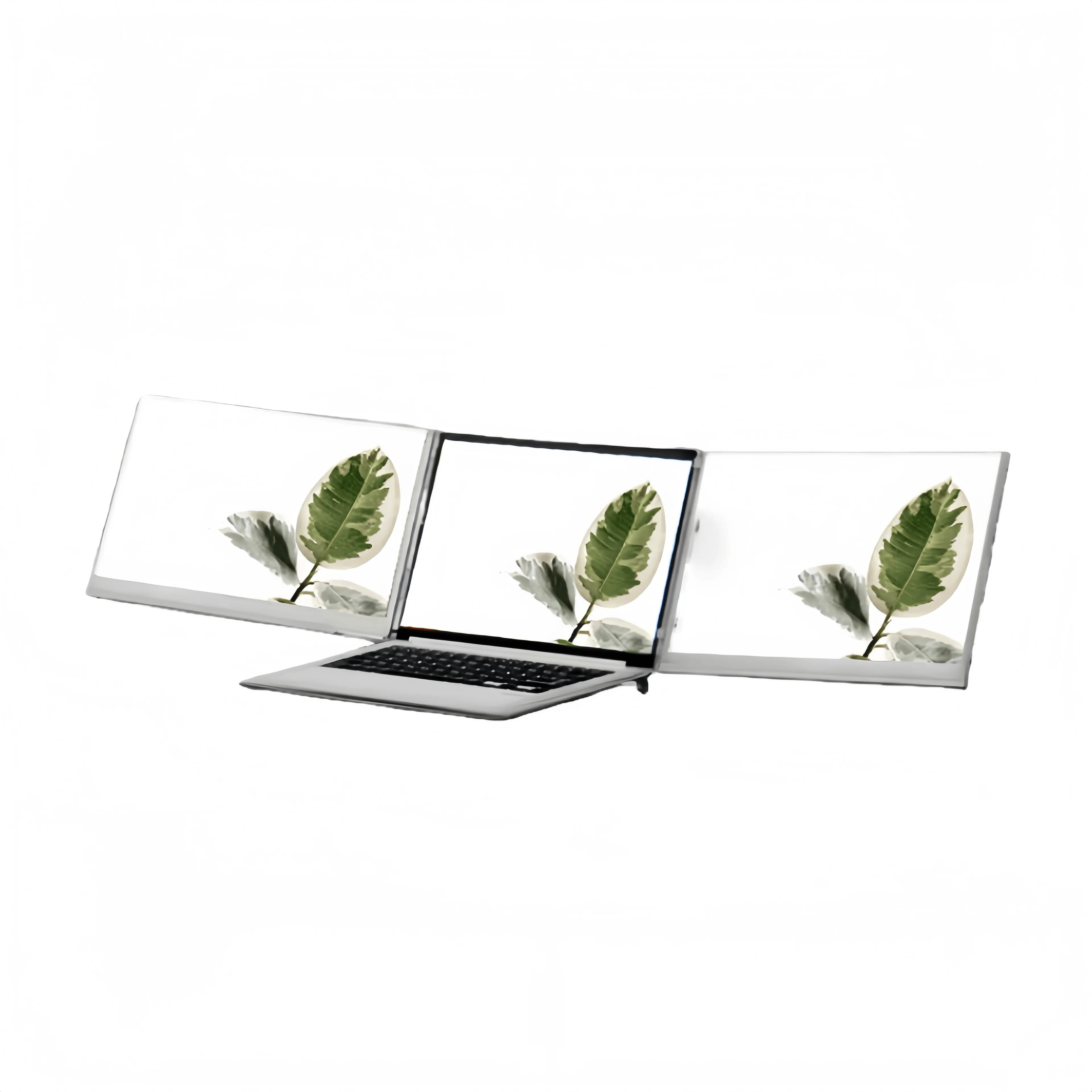 

14inch Portable Monitor Triple Foldable Pads Driverless IPS LCD Backlit Dual Screen for Laptop 14inch 13.3 Inch Screen Size