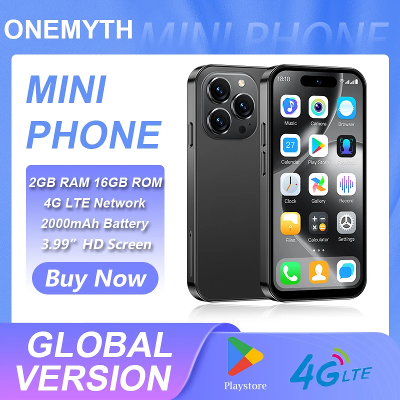 ONEMYTH M17 Pro Mini Smartphone 2026, 4.0