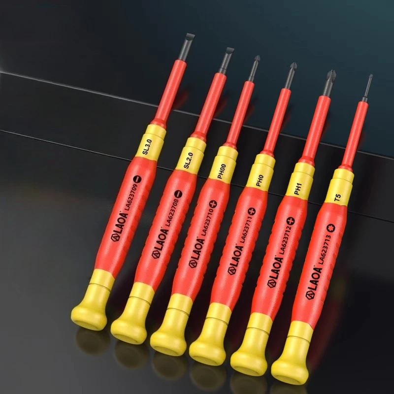 Electrician's Special Insulated Screwdriver Cross Head Hex Socket Strong Magnetic Super-hard Household Screwdriver