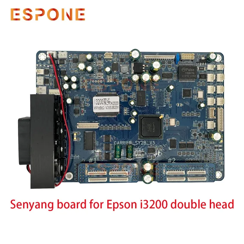 ESPONE Senyang Board - Mother/Main Board for Epson I3200 Double Head Printhead | Printer Carriage Top Plate
