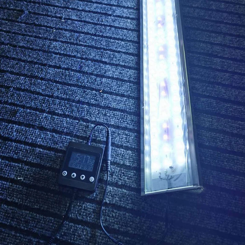 AB47-New Aquarium LED Light Controller Dimmer Modulator With LCD Display For Fish Tank Intelligent Timing Dimming System