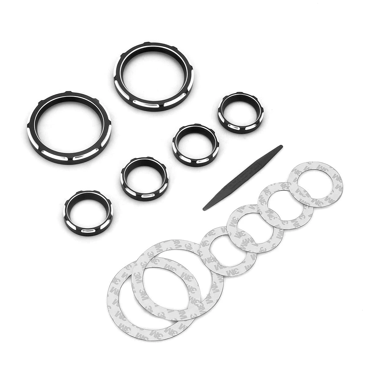 CNC Burst Street Glide Speedometer Gauge Bezel Kit For harley Electra Glide 1996-2013